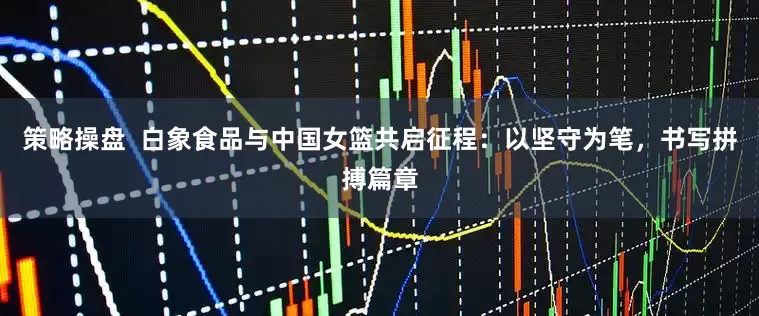 策略操盘  白象食品与中国女篮共启征程：以坚守为笔，书写拼搏篇章