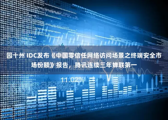 园十州 IDC发布《中国零信任网络访问场景之终端安全市场份额》报告，腾讯连续三年蝉联第一