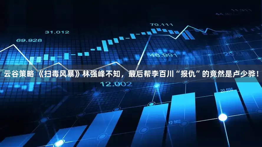 云谷策略 《扫毒风暴》林强峰不知，最后帮李百川“报仇”的竟然是卢少骅！