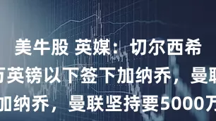 美牛股 英媒：切尔西希望4000万英镑以下签下加纳乔，曼联坚持要5000万镑